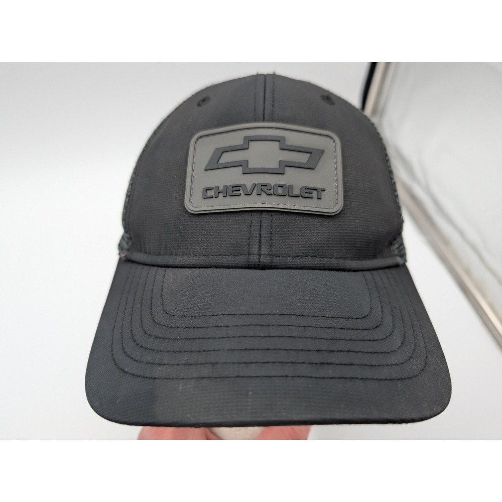 Chevrolet GM Official Licensed Trucker Hat Black Mesh Snapback H3 Headwear Cap